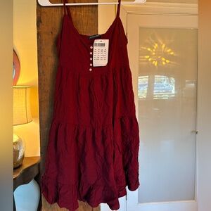 NWT Brandy Melville Burgundy Dress
